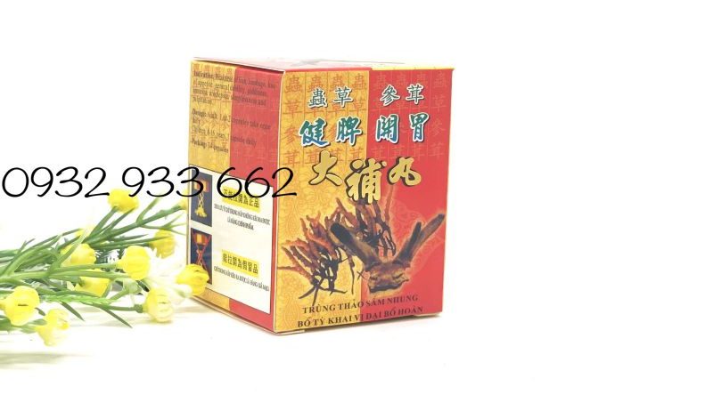Trùng thảo sâm nhung bổ tỳ khai vị đại bổ hoàn