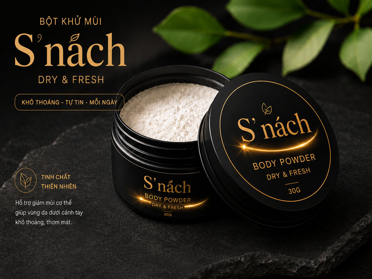 Bột khử mùi S'nach
