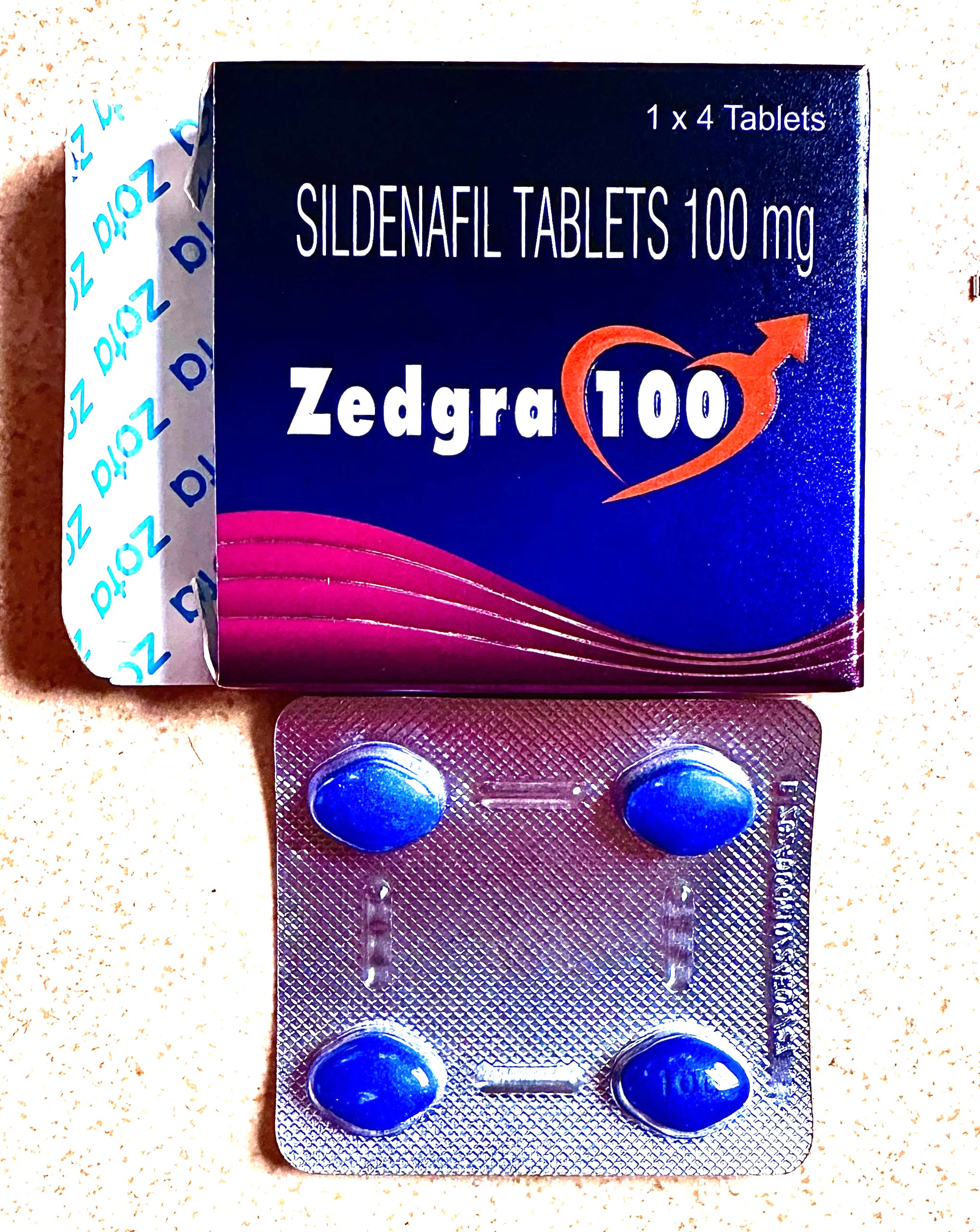 Zedgra-100 – Thuốc hỗ trợ điều trị rối loạn cương dương - Hình ảnh 2
